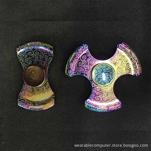 Alloy series fan type hand spinner fidget spinner toy metal gyro finger gyroscope spinner style